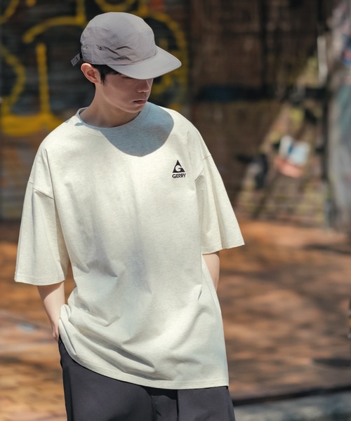En serio TOKYO（エンソリオトーキョー）の「【GERRY】半袖ワンポイントロゴ刺繍Tシャツ 32-9126G-XJ（Tシャツ/カットソー・メンズ・カーキ/オートミール/ホワイト/ダークブルー/ブラック・LARGE/X-LARGE/MEDIUM/SMALL）」の12枚目の写真
