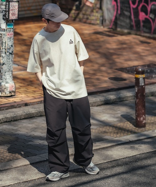 En serio TOKYO（エンソリオトーキョー）の「【GERRY】半袖ワンポイントロゴ刺繍Tシャツ 32-9126G-XJ（Tシャツ/カットソー・メンズ・カーキ/オートミール/ホワイト/ダークブルー/ブラック・LARGE/X-LARGE/MEDIUM/SMALL）」の14枚目の写真