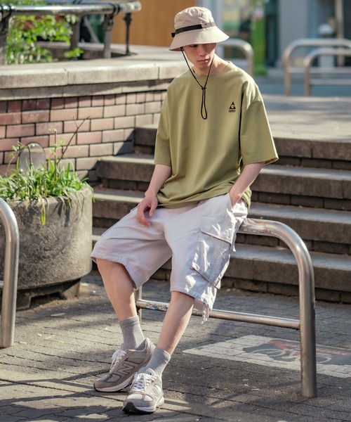 En serio TOKYO（エンソリオトーキョー）の「【GERRY】半袖ワンポイントロゴ刺繍Tシャツ 32-9126G-XJ（Tシャツ/カットソー・メンズ・カーキ/オートミール/ホワイト/ダークブルー/ブラック・LARGE/X-LARGE/MEDIUM/SMALL）」の18枚目の写真