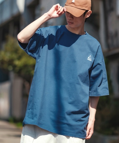 En serio TOKYO（エンソリオトーキョー）の「【GERRY】半袖ワンポイントロゴ刺繍Tシャツ 32-9126G-XJ（Tシャツ/カットソー・メンズ・カーキ/オートミール/ホワイト/ダークブルー/ブラック・LARGE/X-LARGE/MEDIUM/SMALL）」の19枚目の写真