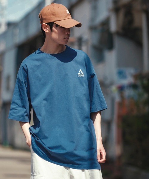 En serio TOKYO（エンソリオトーキョー）の「【GERRY】半袖ワンポイントロゴ刺繍Tシャツ 32-9126G-XJ（Tシャツ/カットソー・メンズ・カーキ/オートミール/ホワイト/ダークブルー/ブラック・LARGE/X-LARGE/MEDIUM/SMALL）」の20枚目の写真