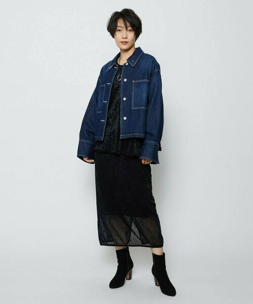 feerique(フィーリック)の「feerique ベロアチュールプルオーバー(Tシャツ/カットソー・レディース・ブラック/ネイビー・2/3)」の10枚目の写真