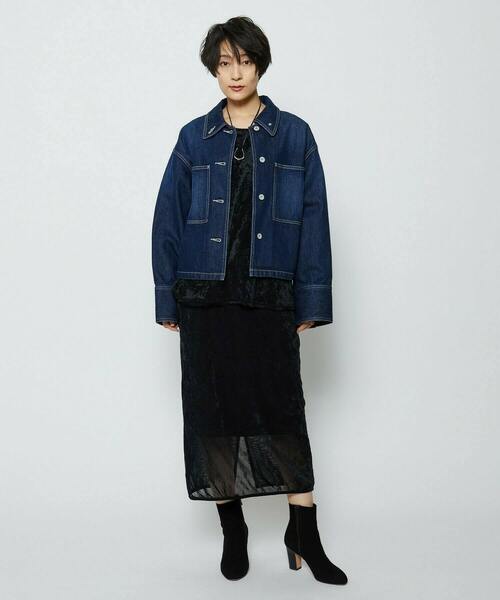 feerique(フィーリック)の「feerique ベロアチュールプルオーバー(Tシャツ/カットソー・レディース・ブラック/ネイビー・2/3)」の17枚目の写真