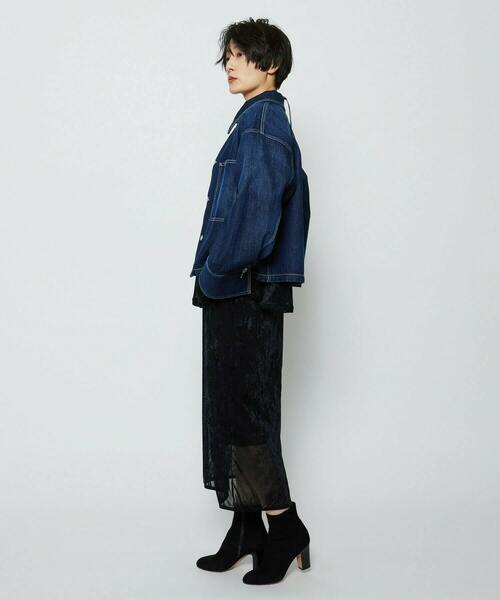 feerique(フィーリック)の「feerique ベロアチュールプルオーバー(Tシャツ/カットソー・レディース・ブラック/ネイビー・2/3)」の21枚目の写真