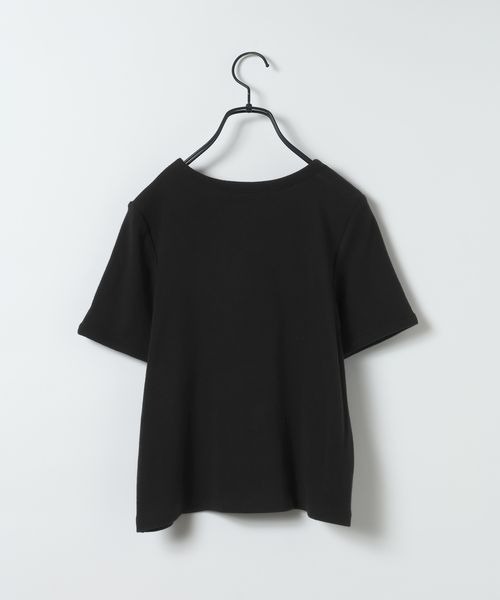 JEANASIS(ジーナシス)の「【kurry×JEANASIS】リンガーTEE/1043159(Tシャツ/カットソー・レディース・オレンジ/ホワイト/ブラック・FREE)」の6枚目の写真