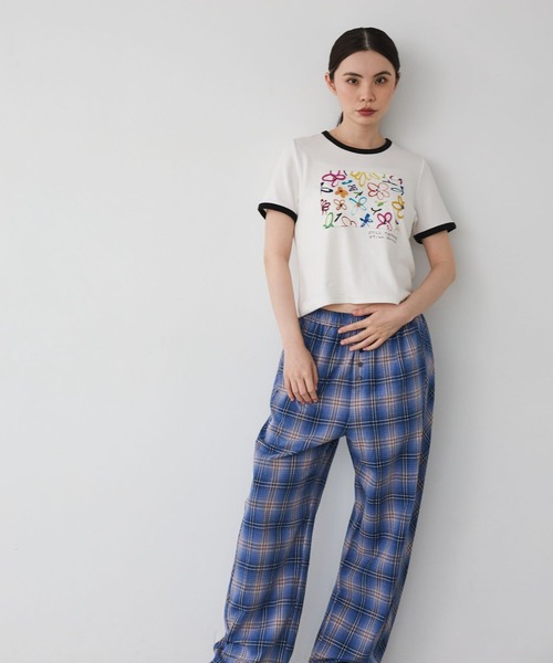 JEANASIS(ジーナシス)の「【kurry×JEANASIS】リンガーTEE/1043159(Tシャツ/カットソー・レディース・オレンジ/ホワイト/ブラック・FREE)」の14枚目の写真