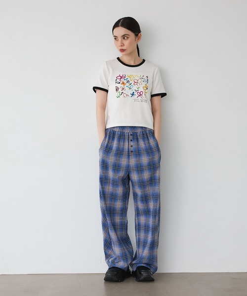 JEANASIS(ジーナシス)の「【kurry×JEANASIS】リンガーTEE/1043159(Tシャツ/カットソー・レディース・オレンジ/ホワイト/ブラック・FREE)」の12枚目の写真