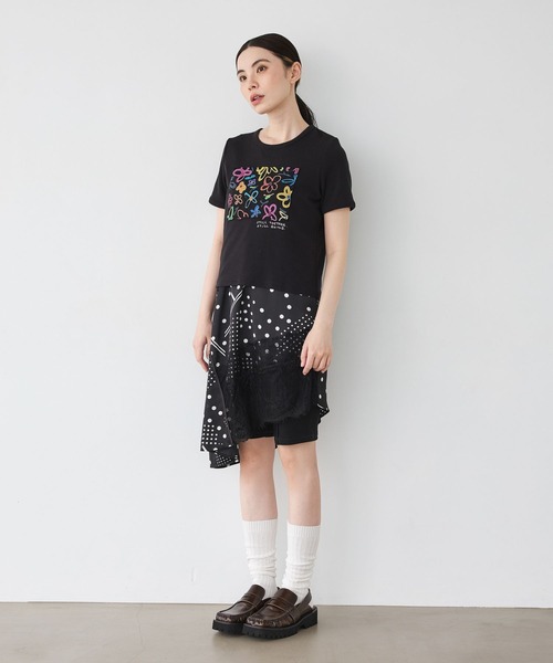 JEANASIS(ジーナシス)の「【kurry×JEANASIS】リンガーTEE/1043159(Tシャツ/カットソー・レディース・オレンジ/ホワイト/ブラック・FREE)」の17枚目の写真