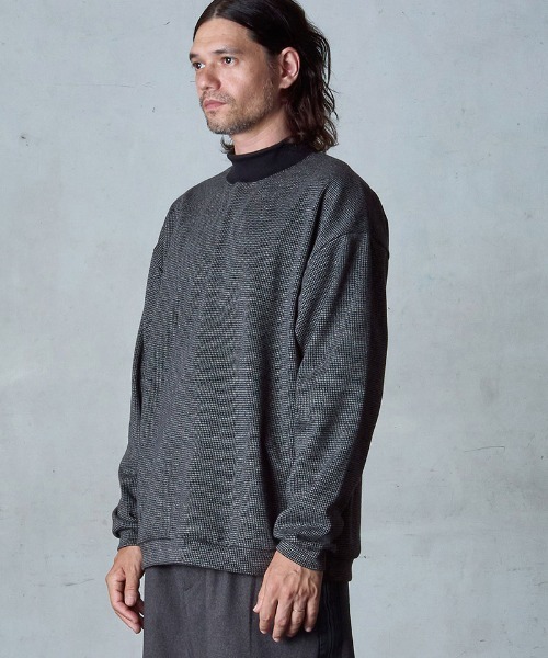 EGO TRIPPING（エゴトリッピング）の「mlt5776-LUXEWEAVE ハイネックプルオーバー(666351)（Tシャツ/カットソー・メンズ・ドット/ハウンドトゥース・46/48/50）」の14枚目の写真