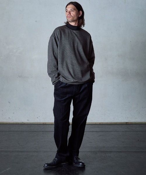 EGO TRIPPING（エゴトリッピング）の「mlt5776-LUXEWEAVE ハイネックプルオーバー(666351)（Tシャツ/カットソー・メンズ・ドット/ハウンドトゥース・46/48/50）」の7枚目の写真