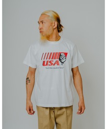 BIG MIKE ビッグマイク /26秋冬新作 チキンショップ ロゴ 半袖プリントTシャツ コットン アメカジ ユニセックス // 102628603