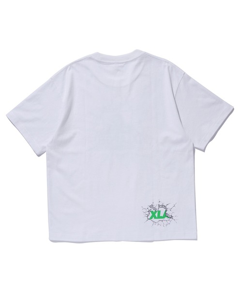 LIXTICK(リックスティック)の「XLARGE×LIXTICK CRACK WALL OG S/S TEE(Tシャツ/カットソー・メンズ・ブラック/グリーン/ホワイト・L/S/M/XL)」の18枚目の写真
