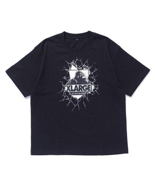LIXTICK(リックスティック)の「XLARGE×LIXTICK CRACK WALL OG S/S TEE(Tシャツ/カットソー・メンズ・ブラック/グリーン/ホワイト・L/S/M/XL)」の11枚目の写真