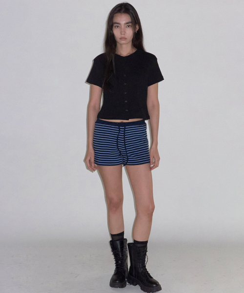 RENSE(レンセ)の「Eyelet Half Sleeve Cardigan Black(Tシャツ/カットソー・レディース・その他・OS)」の2枚目の写真