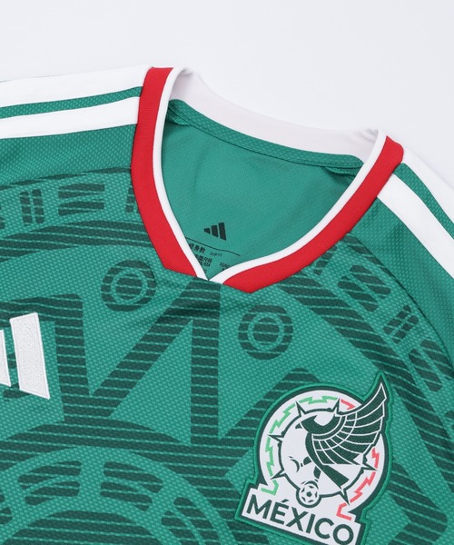 adidas Originals（アディダスオリジナルス）の「adidas WC Mexico National Team Home Replica Jersey JL8580（Tシャツ/カットソー・メンズ・グリーン・M/S）」の3枚目の写真