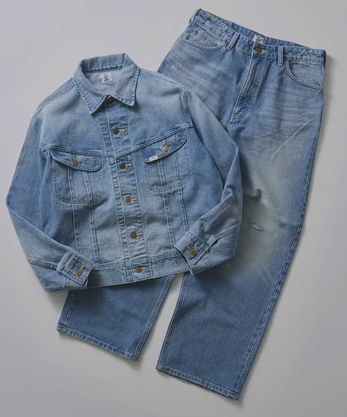 Lee(リー)の「【101 101周年記念特別モデル】ANNIVERSARY 101 RIDERS JACKET セットアップ可(デニムジャケット・メンズ・ライトインディゴブルー・X-LARGE/LARGE/MEDIUM/SMALL)」の9枚目の写真