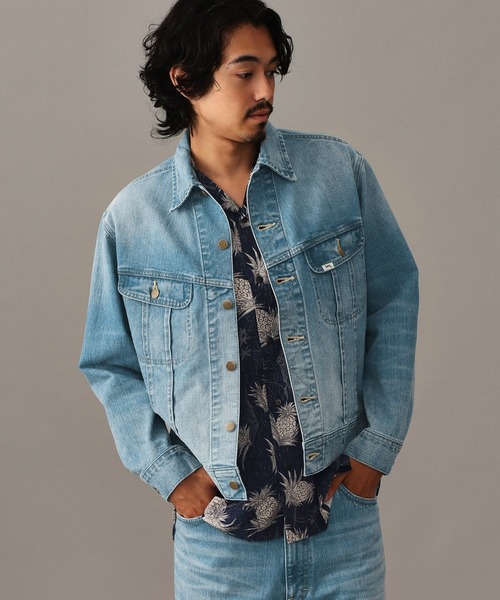 Lee(リー)の「【101 101周年記念特別モデル】ANNIVERSARY 101 RIDERS JACKET セットアップ可(デニムジャケット・メンズ・ライトインディゴブルー・X-LARGE/LARGE/MEDIUM/SMALL)」の8枚目の写真
