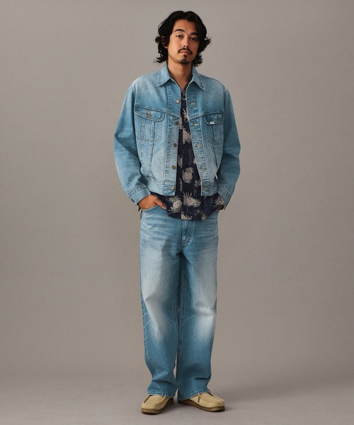 Lee(リー)の「【101 101周年記念特別モデル】ANNIVERSARY 101 RIDERS JACKET セットアップ可(デニムジャケット・メンズ・ライトインディゴブルー・X-LARGE/LARGE/MEDIUM/SMALL)」の4枚目の写真