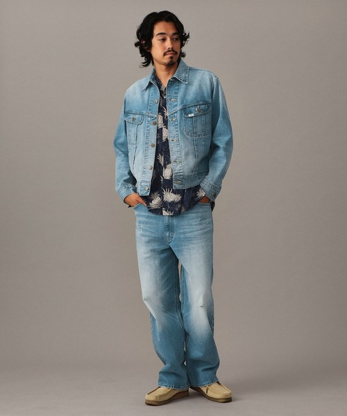 Lee(リー)の「【101 101周年記念特別モデル】ANNIVERSARY 101 RIDERS JACKET セットアップ可(デニムジャケット・メンズ・ライトインディゴブルー・X-LARGE/LARGE/MEDIUM/SMALL)」の5枚目の写真