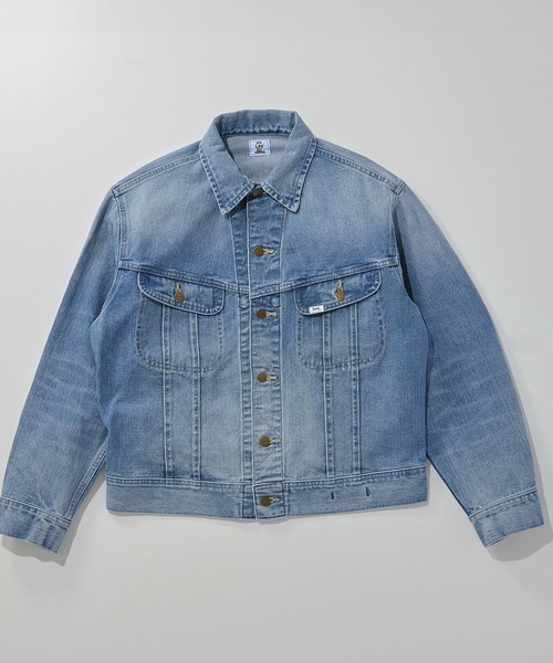 Lee(リー)の「【101 101周年記念特別モデル】ANNIVERSARY 101 RIDERS JACKET セットアップ可(デニムジャケット・メンズ・ライトインディゴブルー・X-LARGE/LARGE/MEDIUM/SMALL)」の6枚目の写真