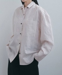 anuke Opencollar Stripe Shirts オープンカラーストライプシャツ/62620414