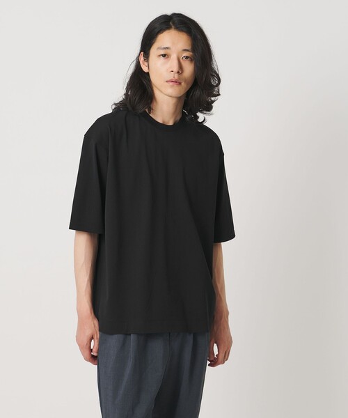 UNITED ARROWS(ユナイテッドアローズ)の「ALBINI アルビニ トリコット Tシャツ 抗菌防臭(Tシャツ/カットソー・メンズ・ホワイト/ブラック/ダークグレー・S/M/L/XL)」の3枚目の写真