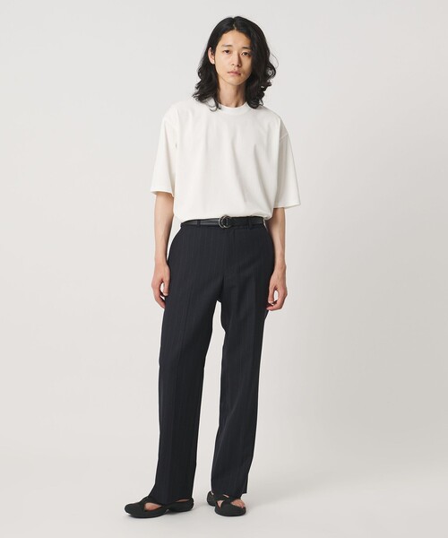 UNITED ARROWS(ユナイテッドアローズ)の「ALBINI アルビニ トリコット Tシャツ 抗菌防臭(Tシャツ/カットソー・メンズ・ホワイト/ブラック/ダークグレー・S/M/L/XL)」の5枚目の写真