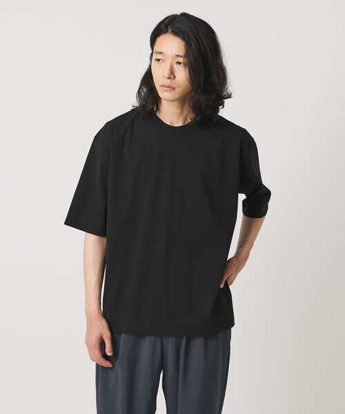 UNITED ARROWS(ユナイテッドアローズ)の「ALBINI アルビニ トリコット Tシャツ 抗菌防臭(Tシャツ/カットソー・メンズ・ホワイト/ブラック/ダークグレー・S/M/L/XL)」の6枚目の写真