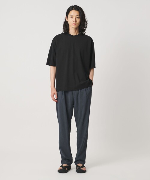 UNITED ARROWS(ユナイテッドアローズ)の「ALBINI アルビニ トリコット Tシャツ 抗菌防臭(Tシャツ/カットソー・メンズ・ホワイト/ブラック/ダークグレー・S/M/L/XL)」の7枚目の写真