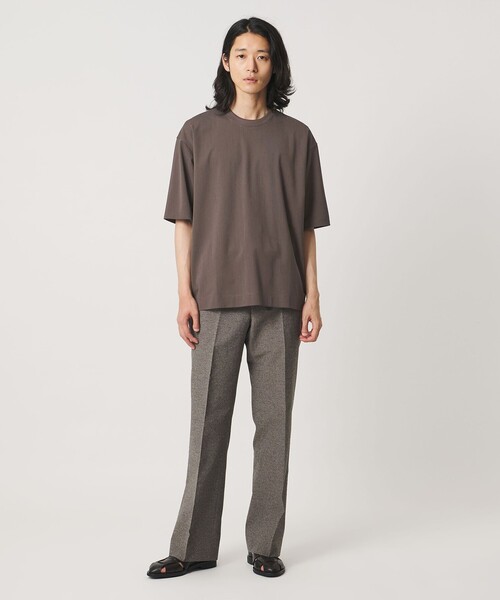 UNITED ARROWS(ユナイテッドアローズ)の「ALBINI アルビニ トリコット Tシャツ 抗菌防臭(Tシャツ/カットソー・メンズ・ホワイト/ブラック/ダークグレー・S/M/L/XL)」の9枚目の写真