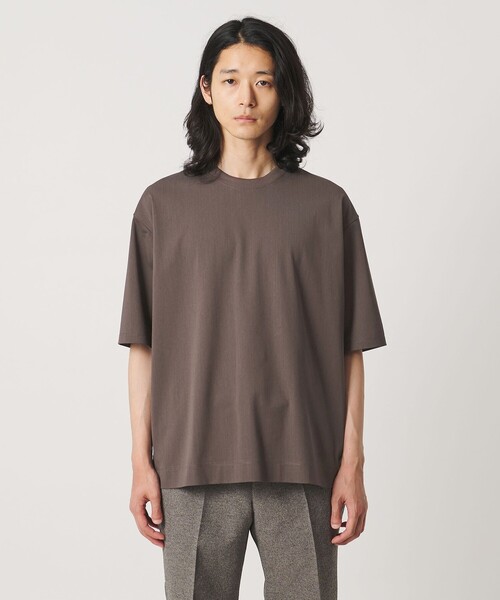 UNITED ARROWS(ユナイテッドアローズ)の「ALBINI アルビニ トリコット Tシャツ 抗菌防臭(Tシャツ/カットソー・メンズ・ホワイト/ブラック/ダークグレー・S/M/L/XL)」の10枚目の写真