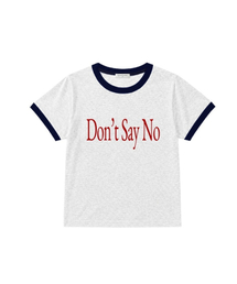 ドンセイノリンガー 半袖Tシャツ ホワイトメランジェ