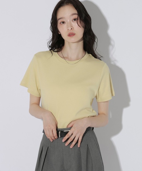 LAKOLE（ラコレ）の「＜多機能ウェア＞アソートチビTEE / 1054027（Tシャツ/カットソー・レディース・ブラウン/オフホワイト/ブラック/クリーム/アイボリー・LARGE/MEDIUM）」の5枚目の写真