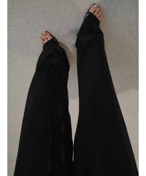 amel(エイメル)の「サテンリラックスロングパンツ(その他パンツ・レディース・ブラック・FREE)」の16枚目の写真