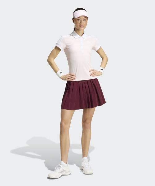 adidas（アディダス）の「テニス クラシック ポロシャツ / アディダス adidas（ポロシャツ・レディース・ピンク・XX-LARGE/LARGE/MEDIUM/SMALL/X-LARGE）」の5枚目の写真
