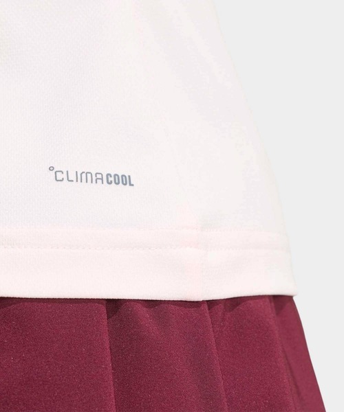 adidas（アディダス）の「テニス クラシック ポロシャツ / アディダス adidas（ポロシャツ・レディース・ピンク・XX-LARGE/LARGE/MEDIUM/SMALL/X-LARGE）」の4枚目の写真