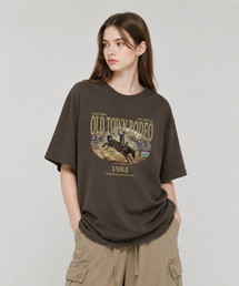 オールドタウンロデオ 半袖Tシャツ (カーキ)