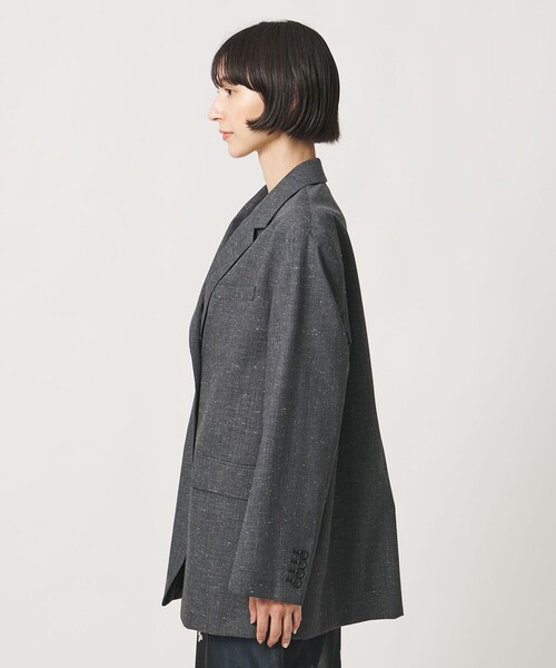 UNITED ARROWS(ユナイテッドアローズ)の「CANGIOLI テーラードジャケット(テーラードジャケット・レディース・ダークグレー・36/38)」の7枚目の写真