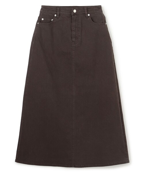 UNFILO（アンフィーロ）の「【一部店舗限定】UNFILO DENIM スカート（デニムスカート・レディース・グレー系3/ベージュ系3・MEDIUM/LARGE/SMALL）」の2枚目の写真