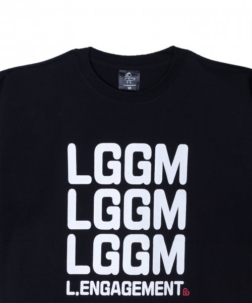 LENGAGEMENT（ランガージュマン）の「クラシックフィットスクエアロゴ半袖Tシャツ[ホワイト]（Tシャツ/カットソー・メンズ・その他・90/95）」の5枚目の写真