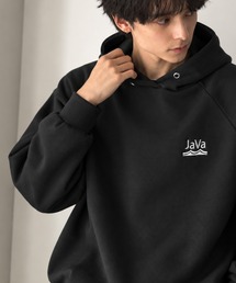 Java（ジャバ）の「《JaVaジャバ コラボ》シンプルなカジュアルで大人の佇まい。胸刺繍入りダンボールパーカー（パーカー）」