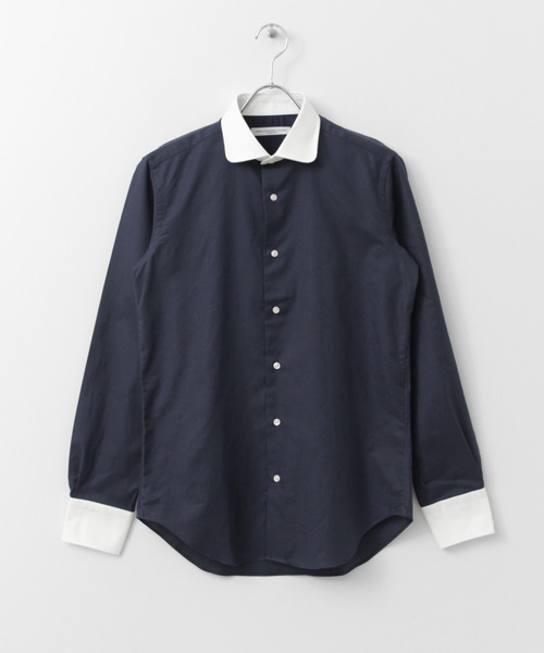 URBAN RESEARCH DOORS MENS（アーバンリサーチ ドアーズ メンズ）の「LIFE STYLE TAILOR ラウンドクレリック オックスフォ（シャツ/ブラウス・メンズ・ネイビー・41/39/38/40）」の15枚目の写真