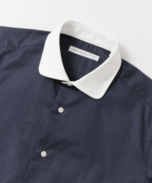 URBAN RESEARCH DOORS MENS（アーバンリサーチ ドアーズ メンズ）の「LIFE STYLE TAILOR ラウンドクレリック オックスフォ（シャツ/ブラウス・メンズ・ネイビー・41/39/38/40）」の16枚目の写真