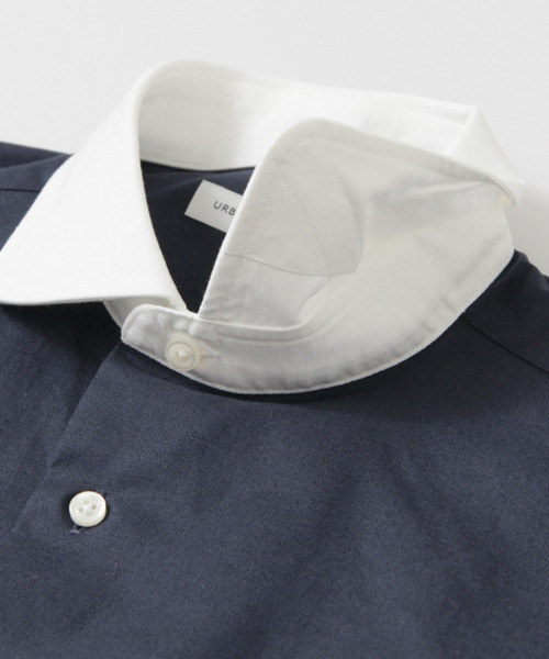 URBAN RESEARCH DOORS MENS（アーバンリサーチ ドアーズ メンズ）の「LIFE STYLE TAILOR ラウンドクレリック オックスフォ（シャツ/ブラウス・メンズ・ネイビー・41/39/38/40）」の6枚目の写真