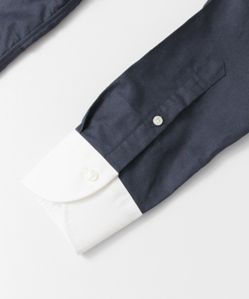 URBAN RESEARCH DOORS MENS（アーバンリサーチ ドアーズ メンズ）の「LIFE STYLE TAILOR ラウンドクレリック オックスフォ（シャツ/ブラウス・メンズ・ネイビー・41/39/38/40）」の8枚目の写真