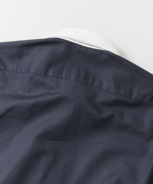 URBAN RESEARCH DOORS MENS（アーバンリサーチ ドアーズ メンズ）の「LIFE STYLE TAILOR ラウンドクレリック オックスフォ（シャツ/ブラウス・メンズ・ネイビー・41/39/38/40）」の5枚目の写真
