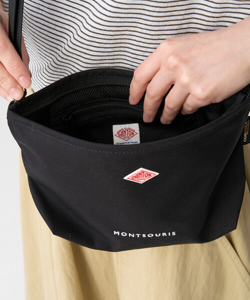 DANTON(ダントン)の「MONTSOURIS - CORDURA Canvas Shoulder Bag(ショルダーバッグ・レディース・ブラック/オレンジ系その他/ダークブラウン/ダークグレー/グレイッシュベージュ/ブルー系その他・-)」の9枚目の写真