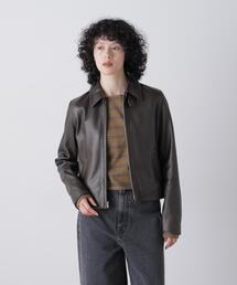 YLEVE（イレーヴ）の「YLEVE   SHEEP AVIATOR LEATHER JACKET（ブルゾン）」