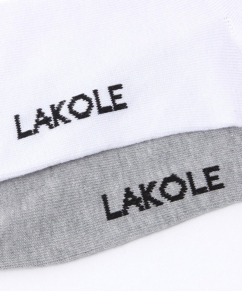 LAKOLE(ラコレ)の「ジャストゴーストソックス3 / 1057110(ソックス/靴下・メンズ・グレー/ホワイト/ブラック・FREE)」の9枚目の写真