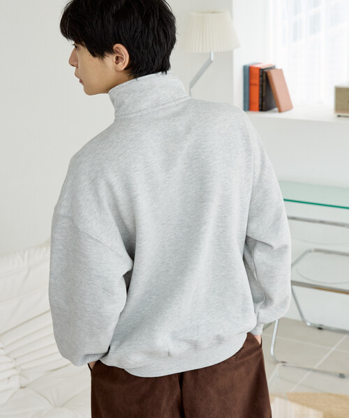 U.S. POLO ASSN.(ユーエスポロアッスン)の「U.S. POLO ASSN. × PUBLUX/ユーエスポロアッスン 別注 ワンポイント 刺繍 裏起毛 ハーフジップ スウェット 限定展開(スウェット・メンズ・ブラック/グレー/ネイビー/グリーン・LARGE/MEDIUM/SMALL)」の17枚目の写真